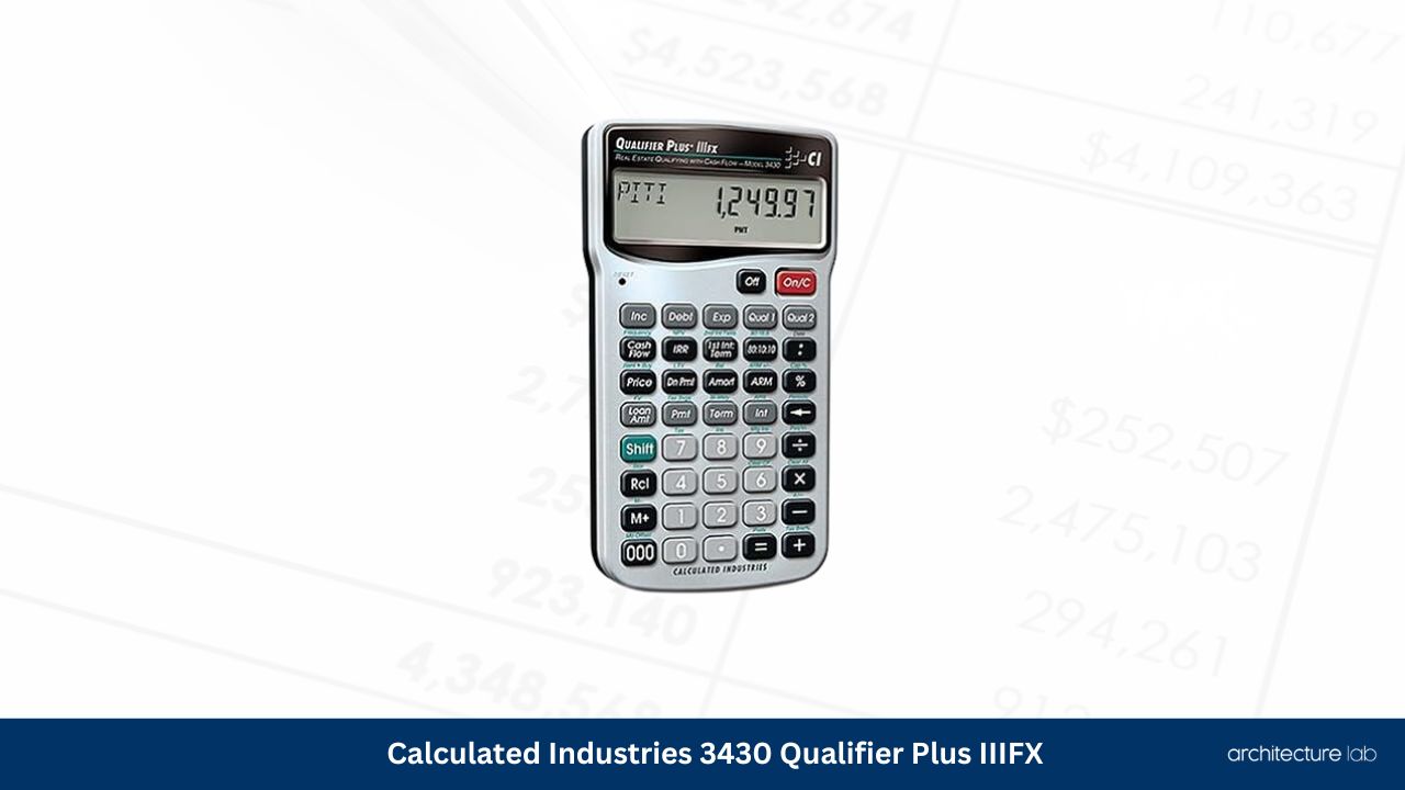 Calculated industries 3430 qualifier plus iiifx