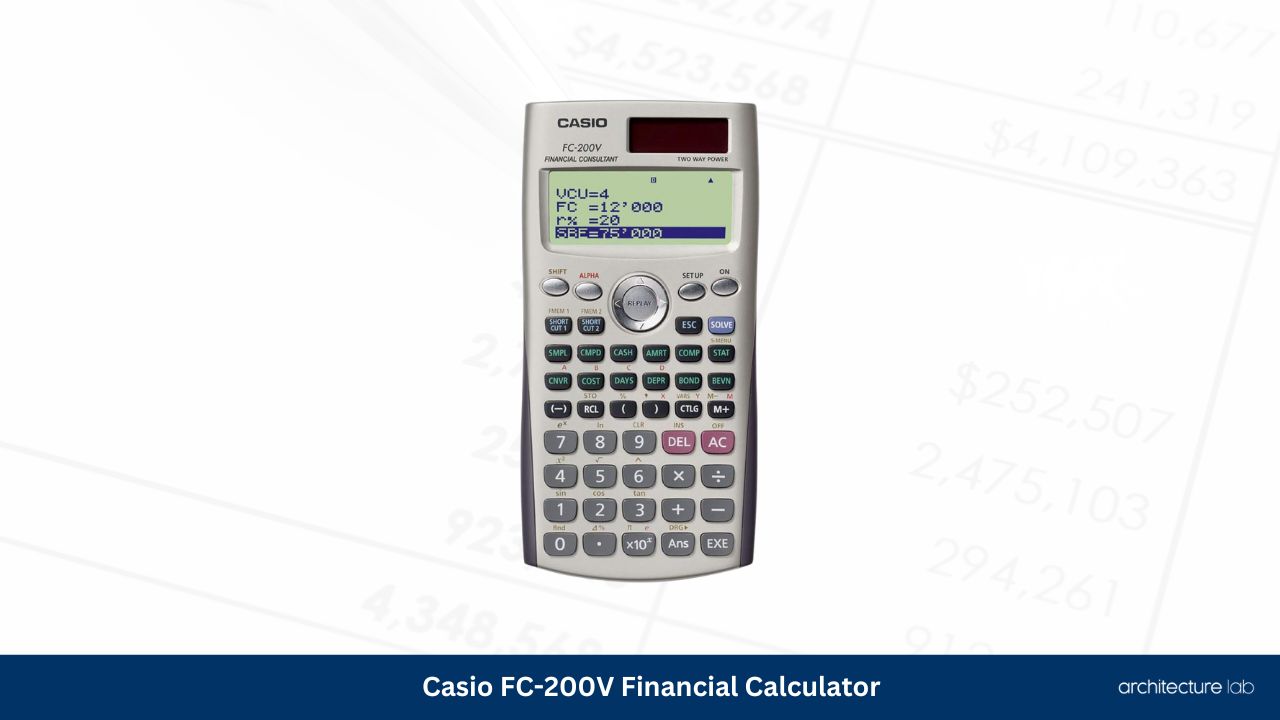 Casio fc 200v financial calculator