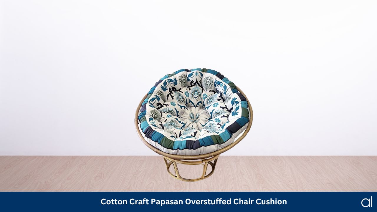 Cotton craft papasan overstuffed chair cushion