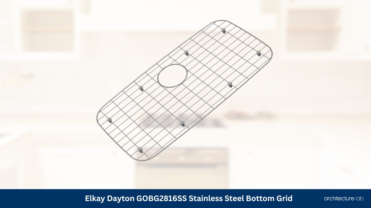 Elkay dayton gobg2816ss stainless steel bottom grid