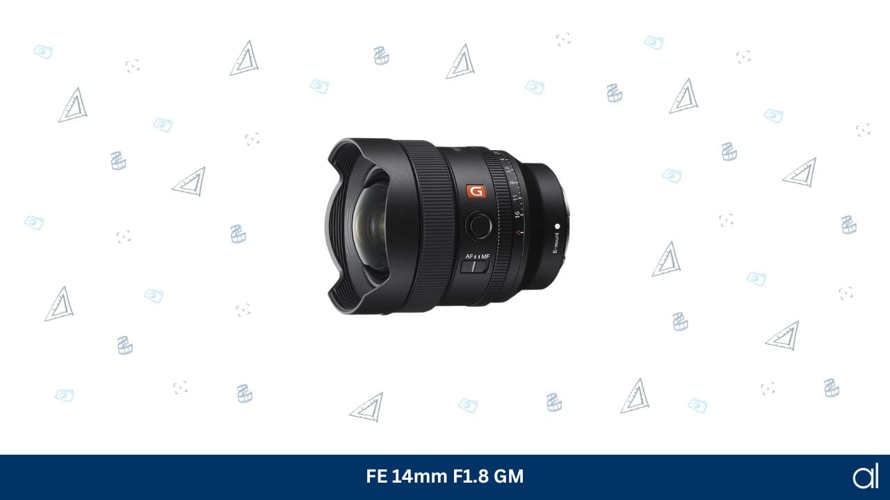 Fe 14mm f1. 8 gm full frame large aperture wide angle prime g master lens