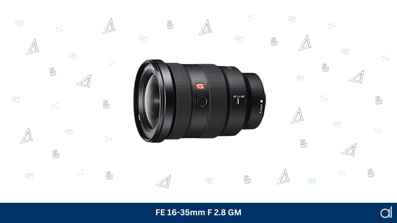 Fe 16 35mm f 2. 8 gm wide angle zoom lens