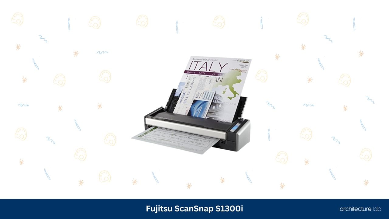 Fujitsu scansnap s1300i document scanner