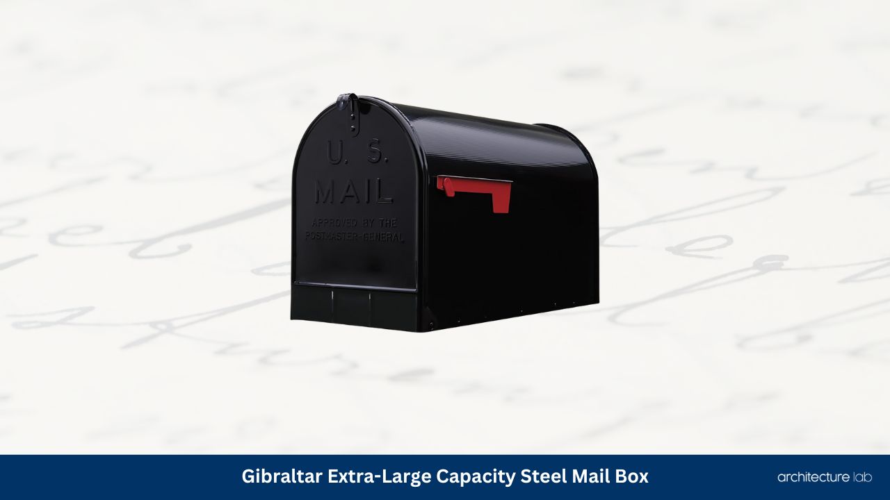 Gibraltar extra large capacity steel mail