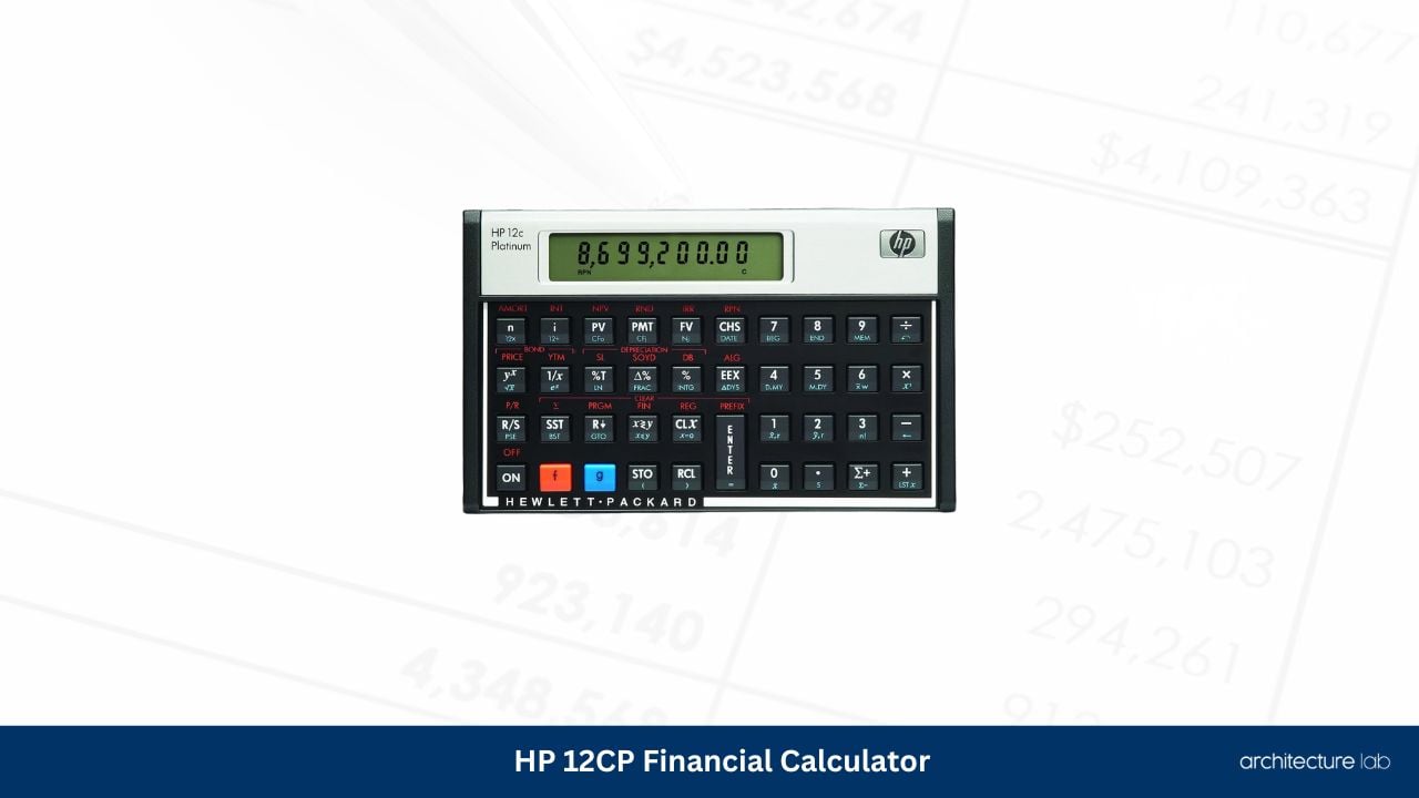 Hp 12cp financial calculator