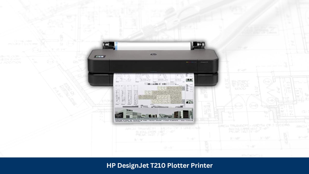 Hp designjet t210 24 inch plotter printer