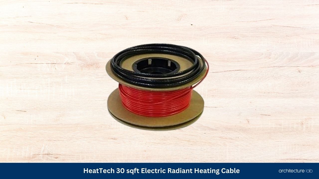 Heattech 30 sqft electric radiant heating cable