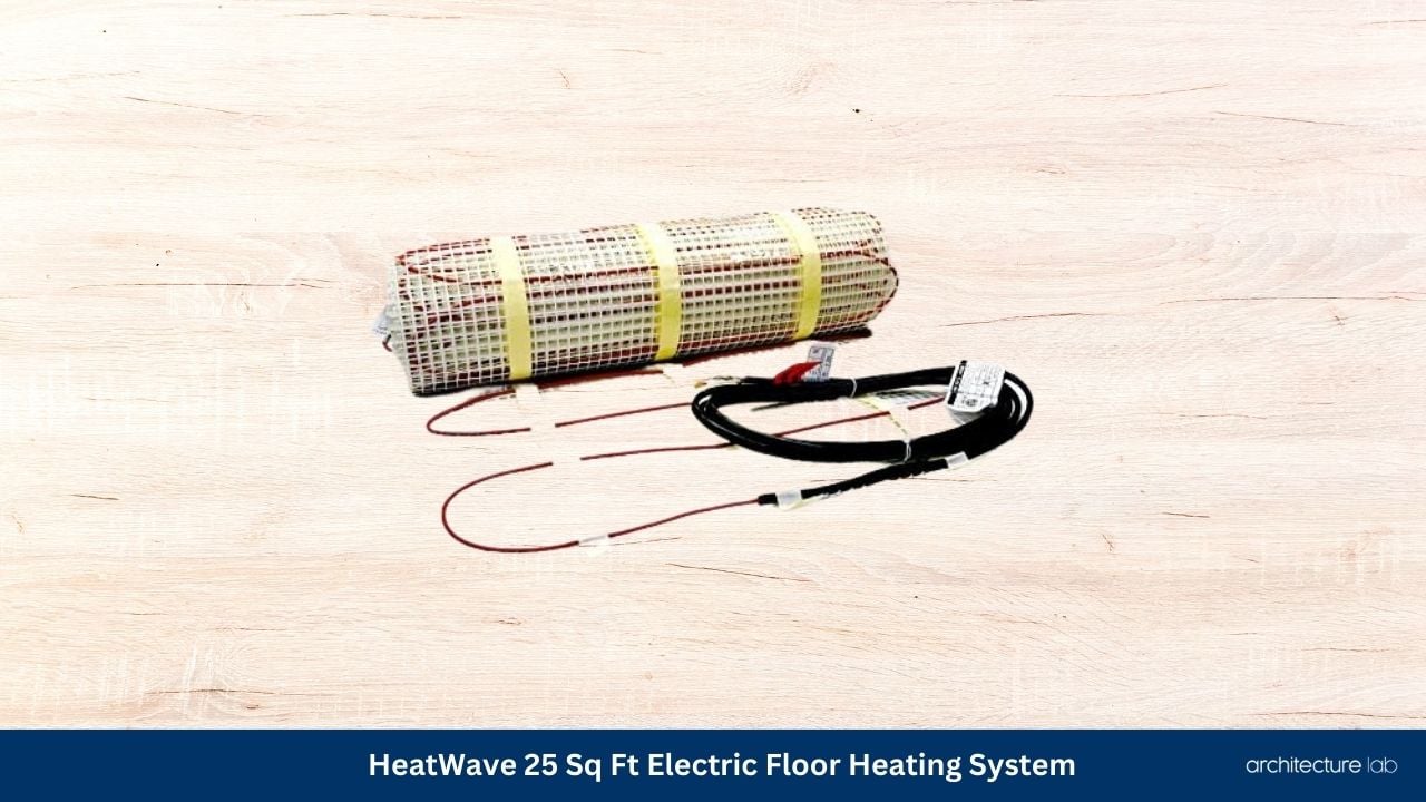 Heatwave 25 sq ft electric floor heating system