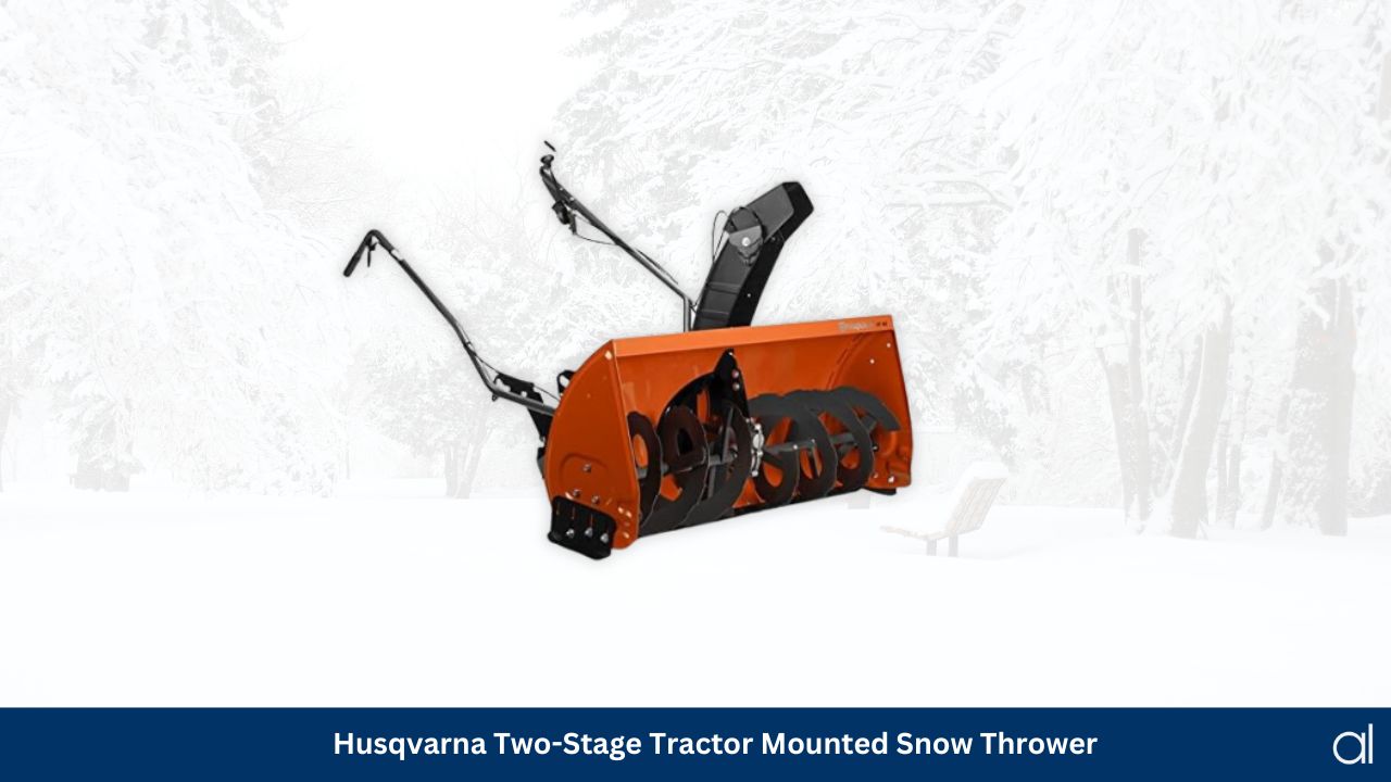 Husqvarna two stage tractor mounted snow thrower