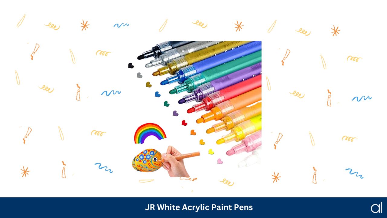 Jr white acrylic paint pens