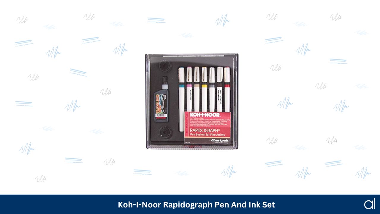 Koh i noor rapidograph pen and ink set