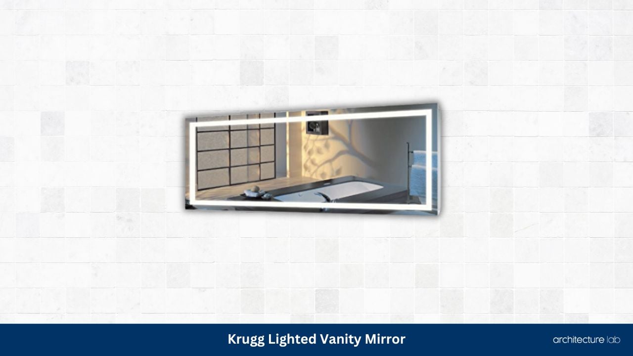 Krugg lighted vanity mirror