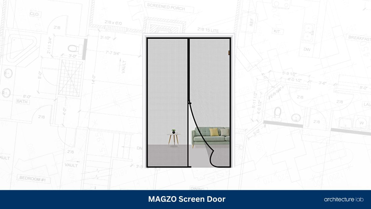 Magzo magnetic screen door fit door