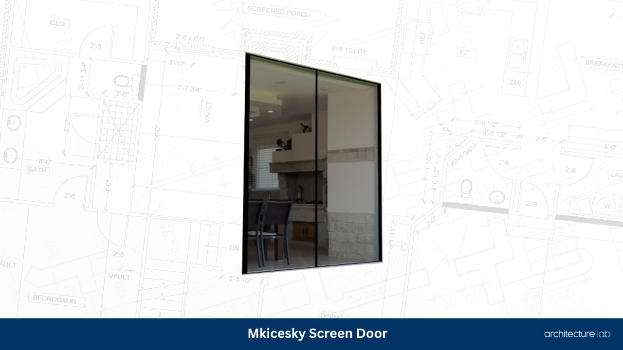 Mkicesky magnetic screen door closure fit door size