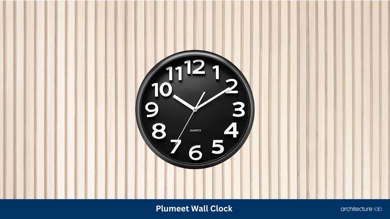 Plumeet large wall clock