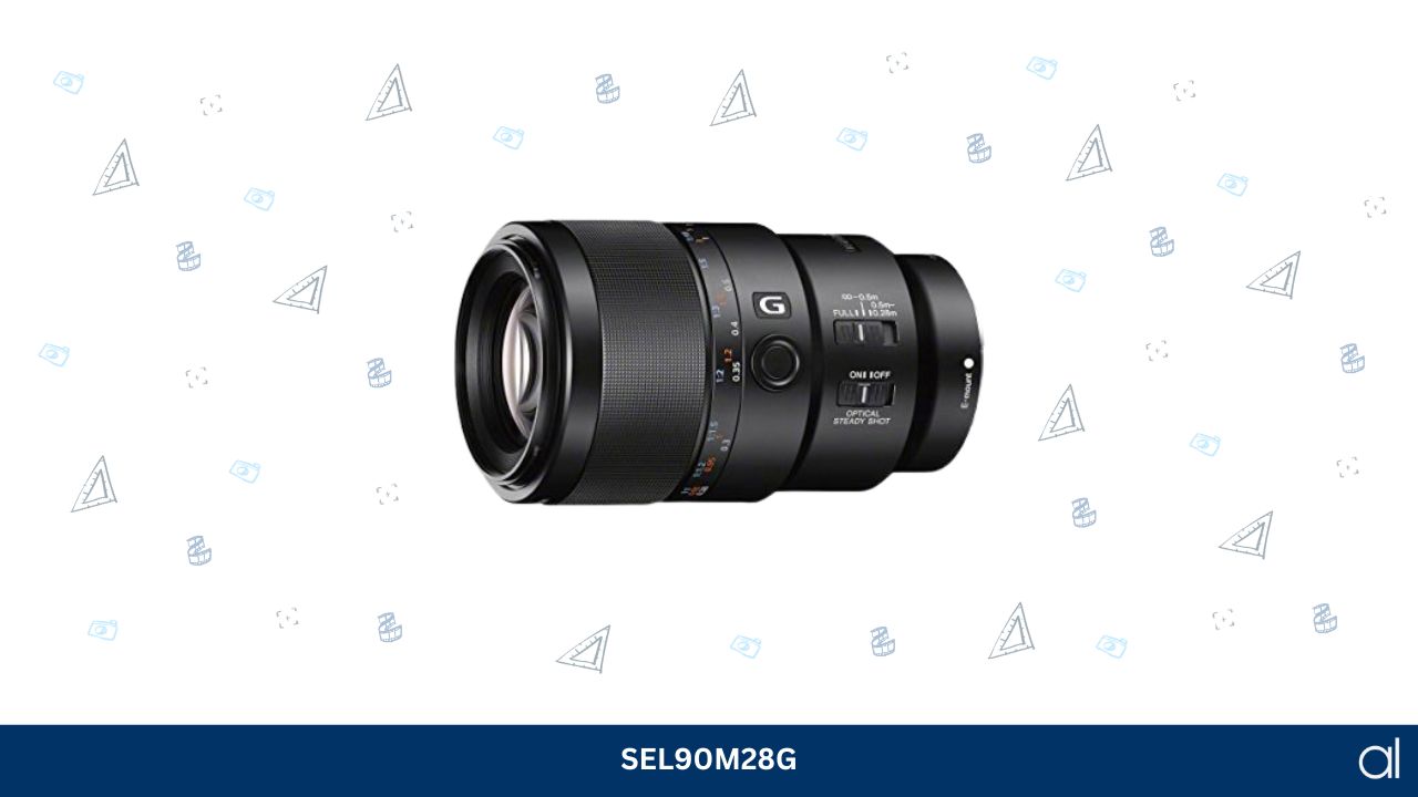 Sel90m28g fe 90mm f 2. 8 – 22 macro g oss standard prime lens