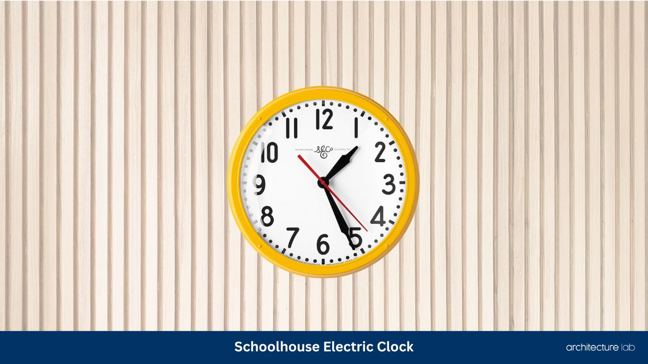 Schoolhouse electric clock