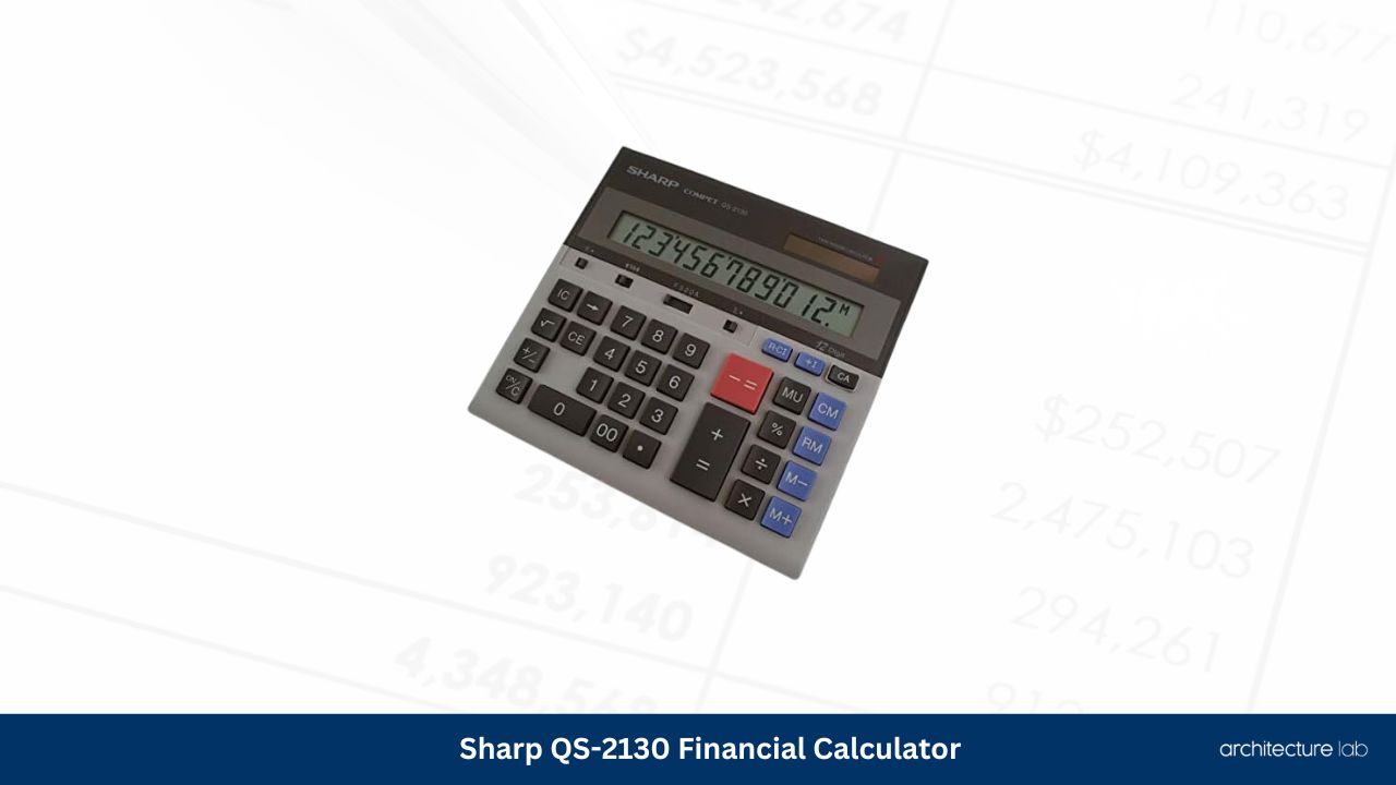 Sharp qs 2130 financial calculator