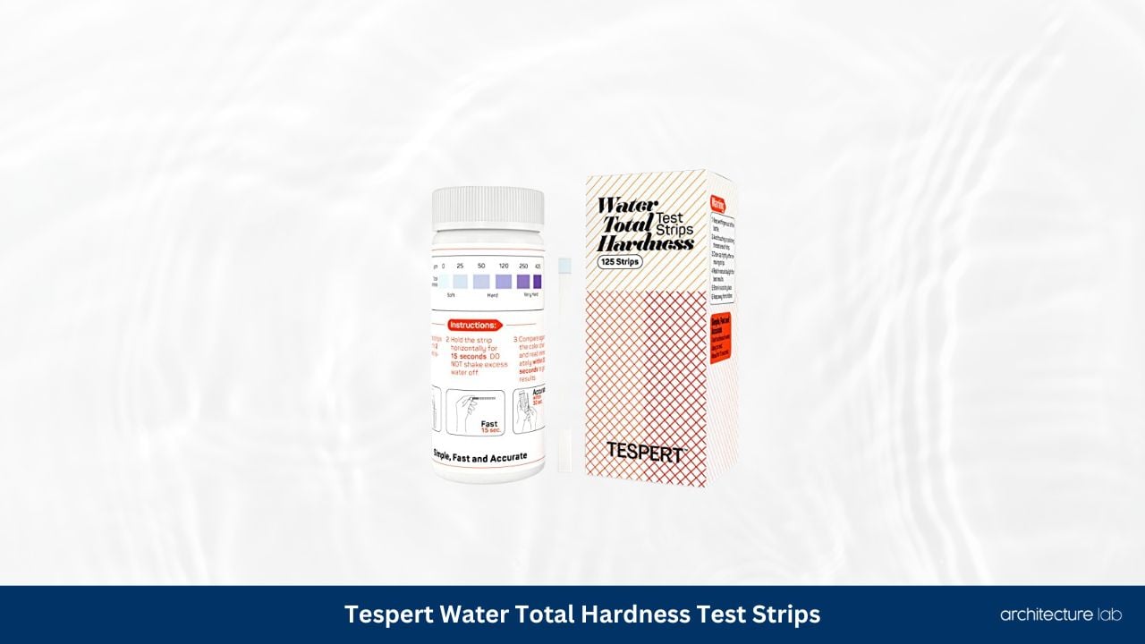 Tespert water total hardness test strips