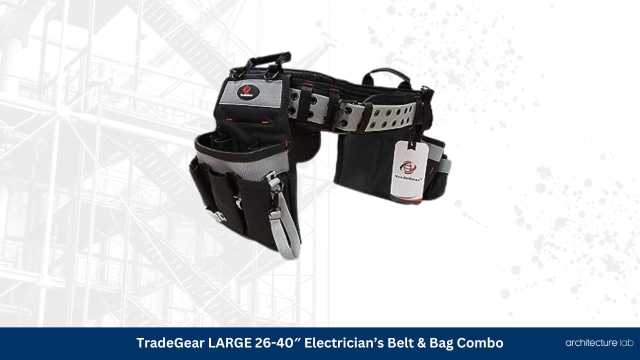 Tradegear large 26 40″ electricians belt bag combo 1