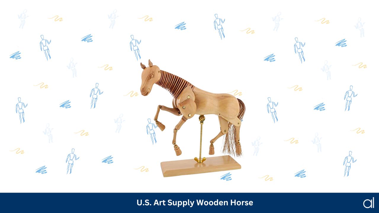 U. S. Art supply wooden horse