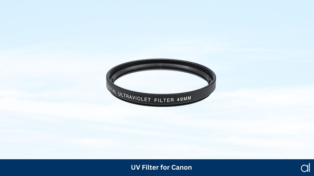 Uv filter for canon