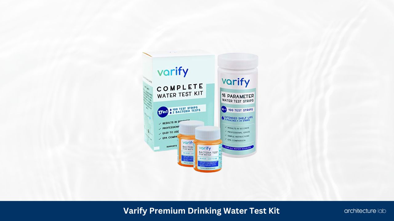 Varify premium drinking water test kit