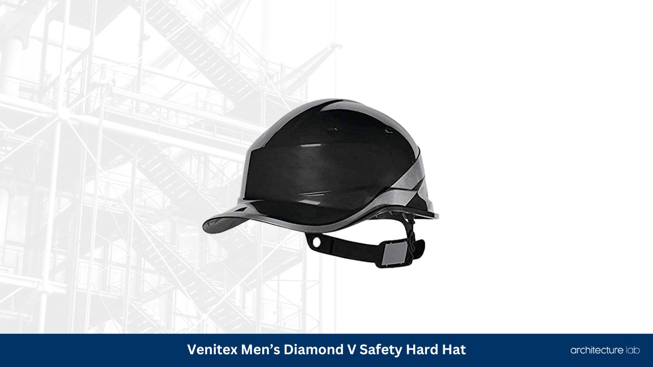 Venitex mens diamond v baseball cap style safety hard hat