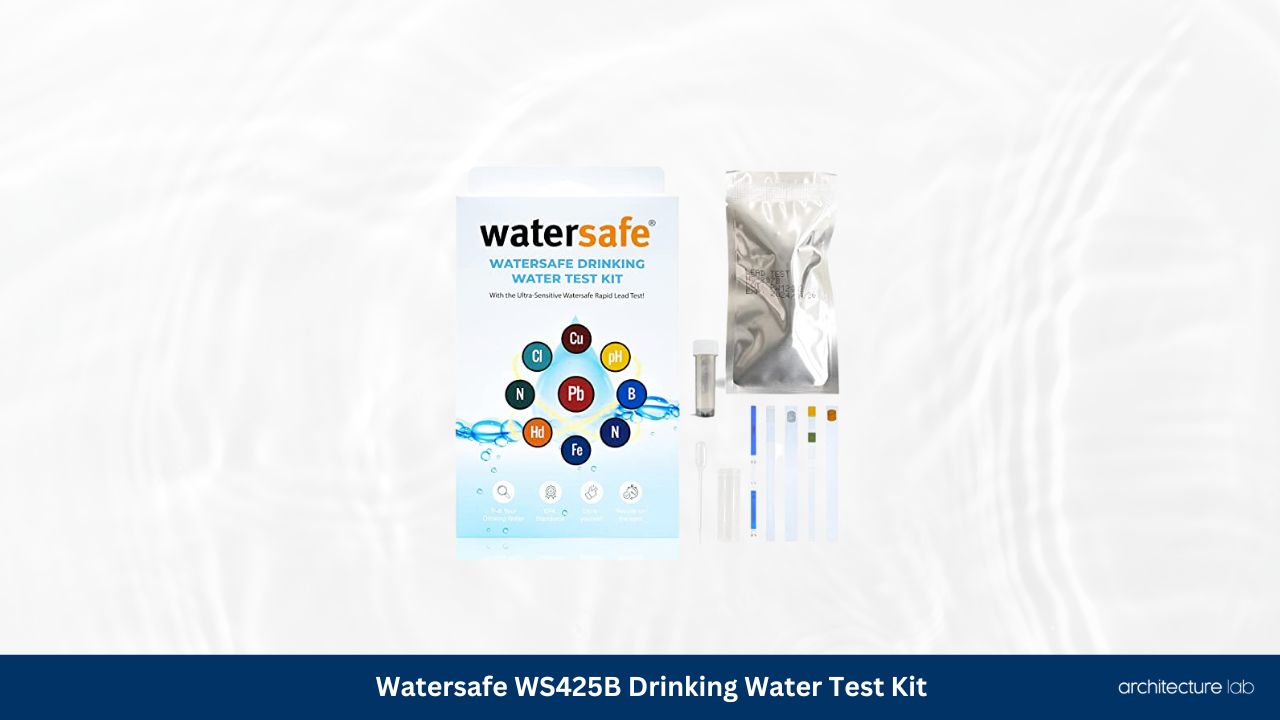 Watersafe ws425b drinking water test kit
