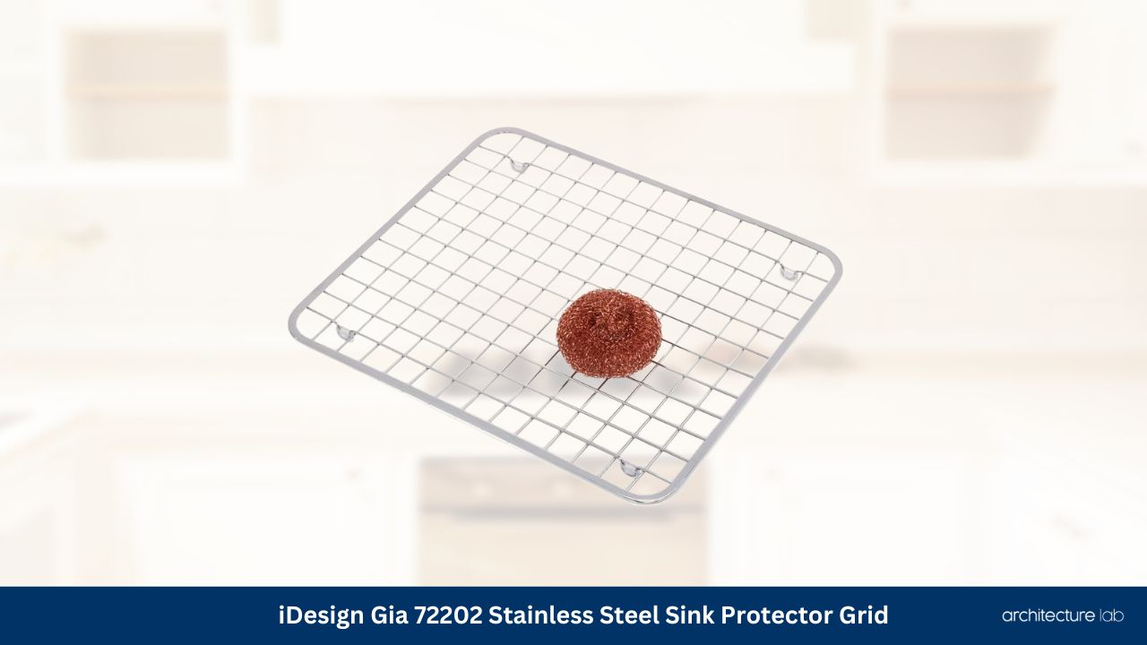 Idesign gia 72202 stainless steel sink protector grid
