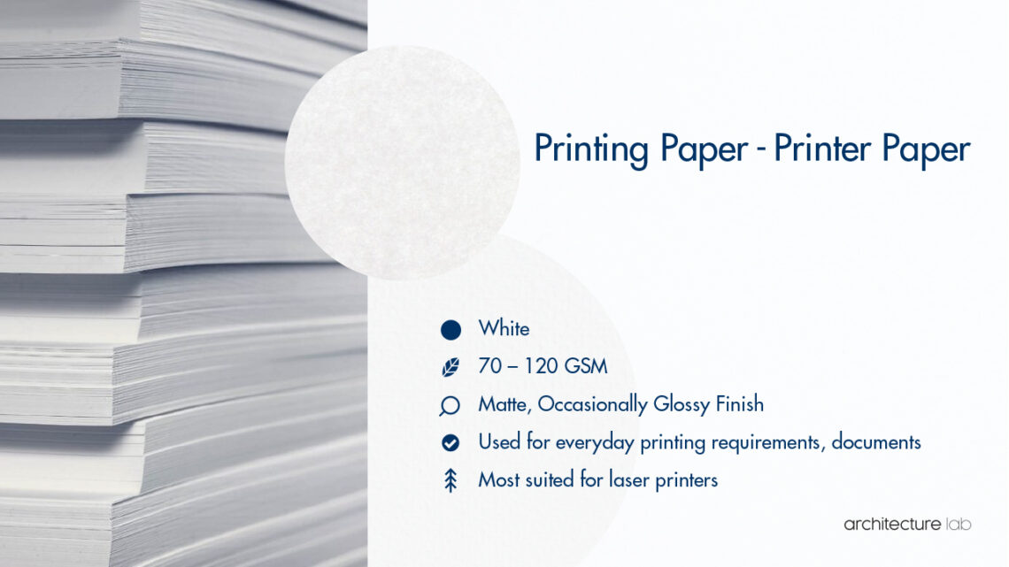 1. Printing paper -printer paper