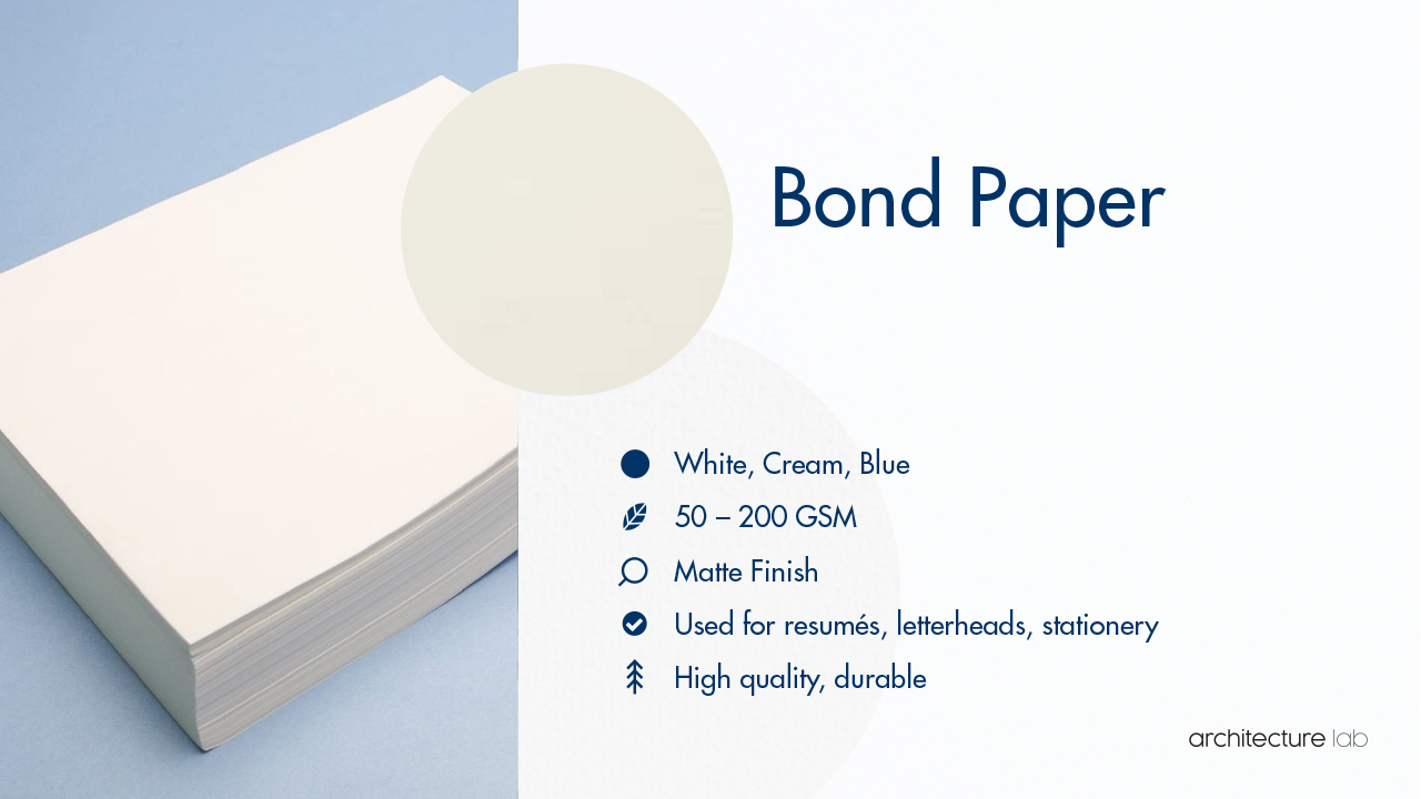 5. Bond paper