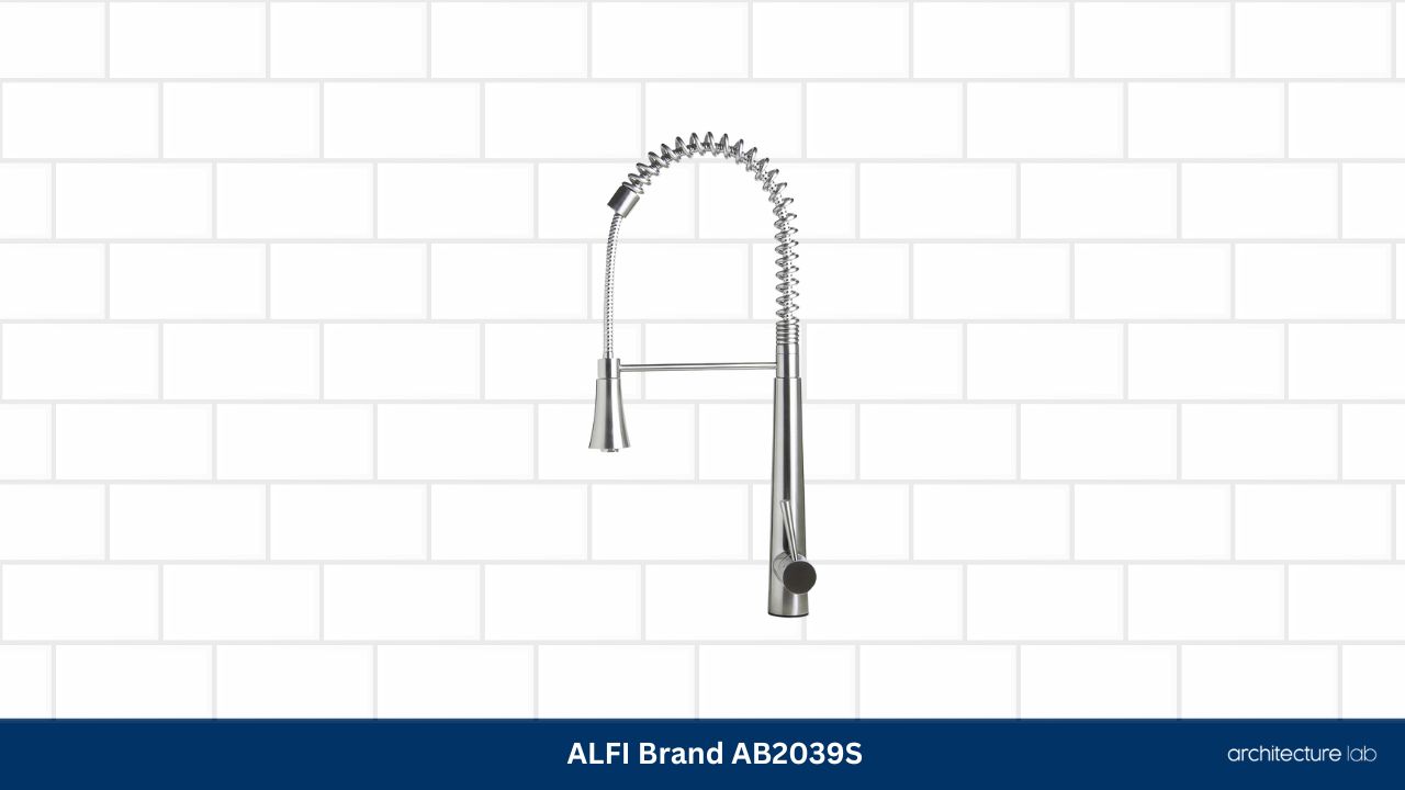 Alfi brand ab2039s commercial spring kitchen faucet