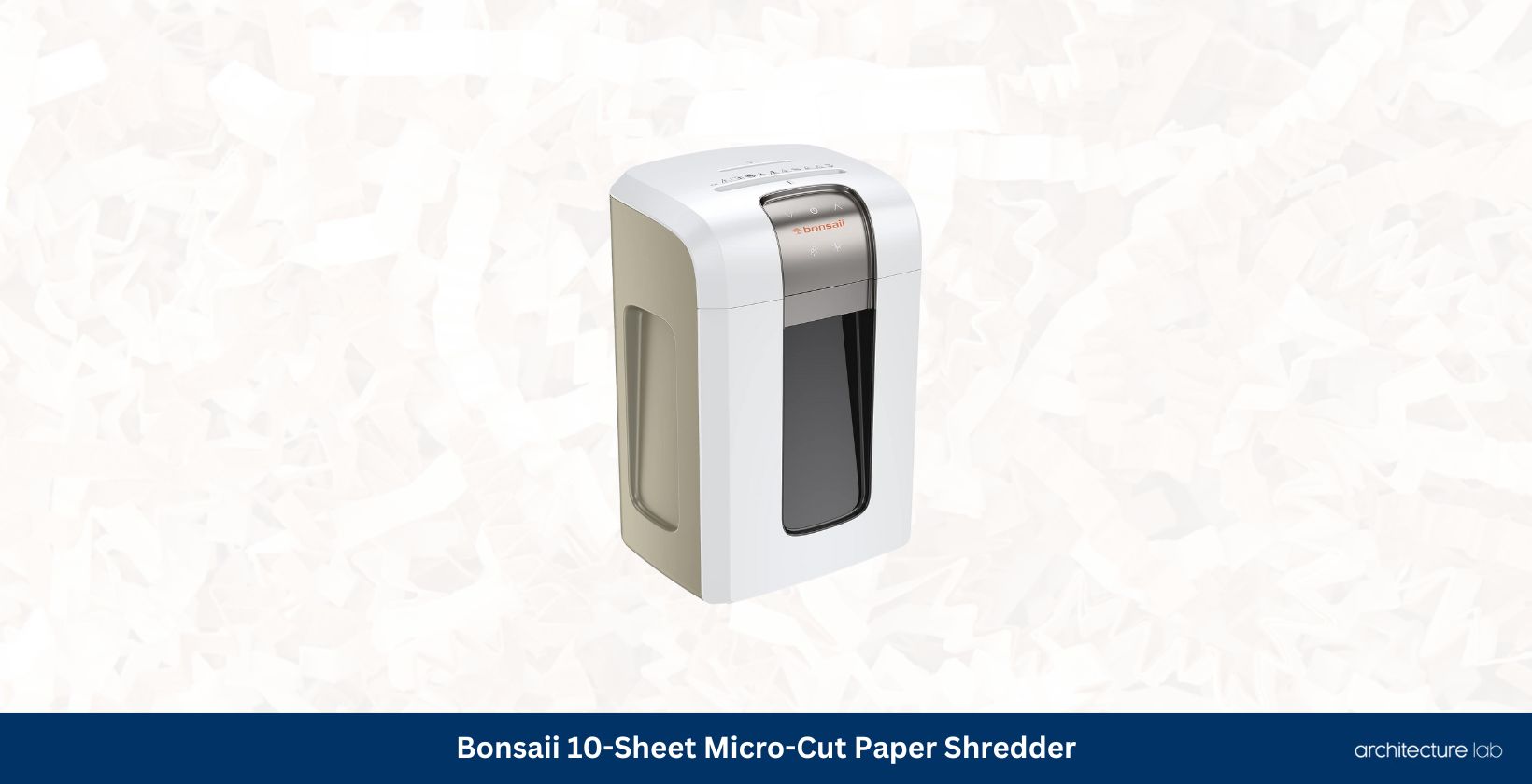 Bonsaii 10 sheet micro cut paper shredder