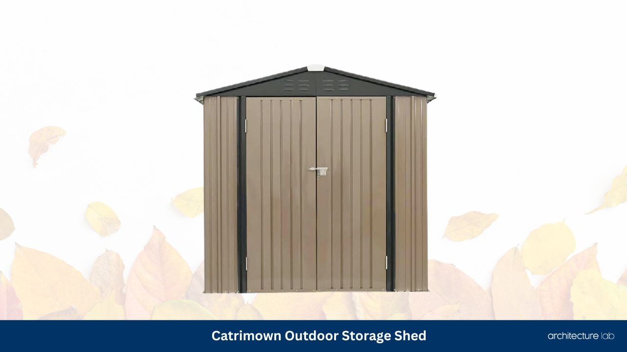 Catrimown outdoor storage shed