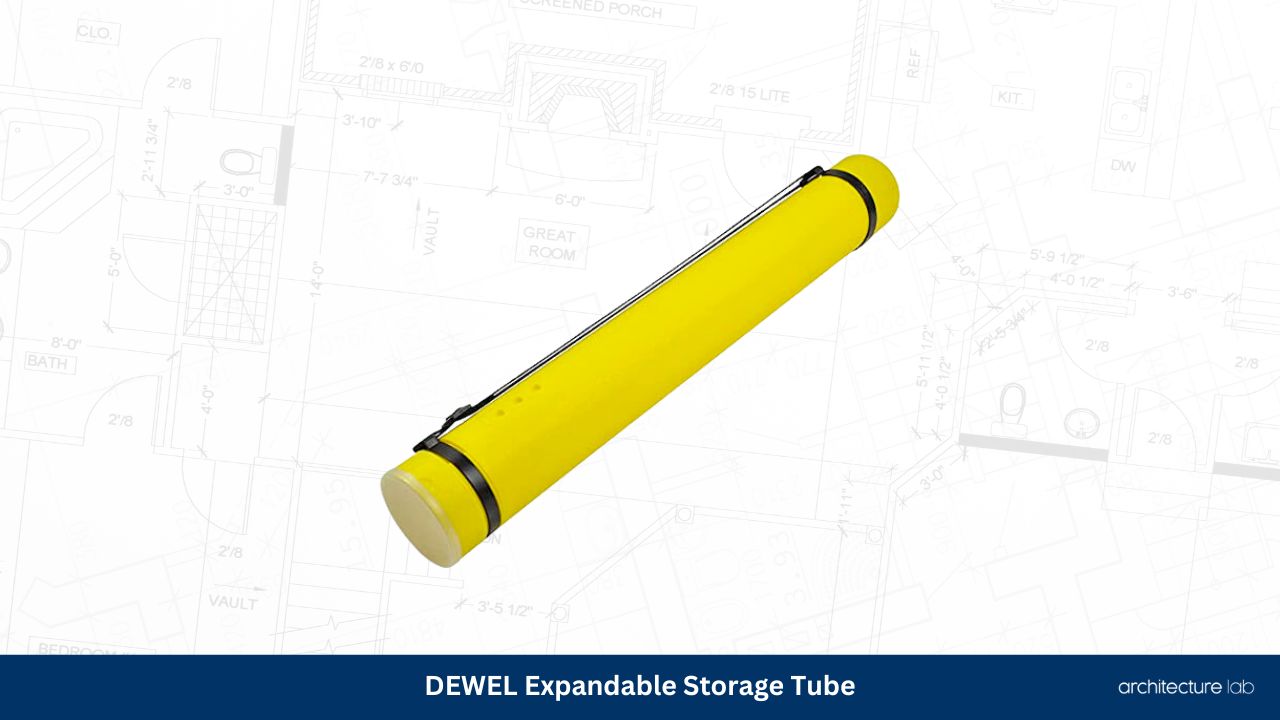 Dewel expandable storage tube