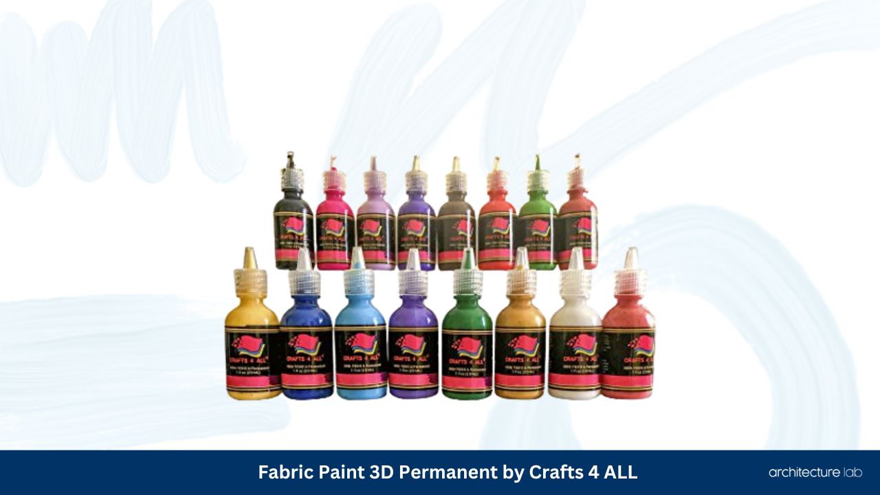 Fabric paint 3d permanent by crafts 4 all