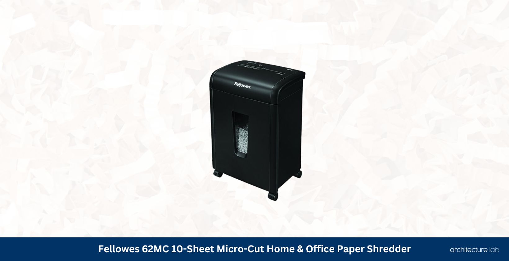 Fellowes 62mc 10 sheet micro cut home office paper shredder