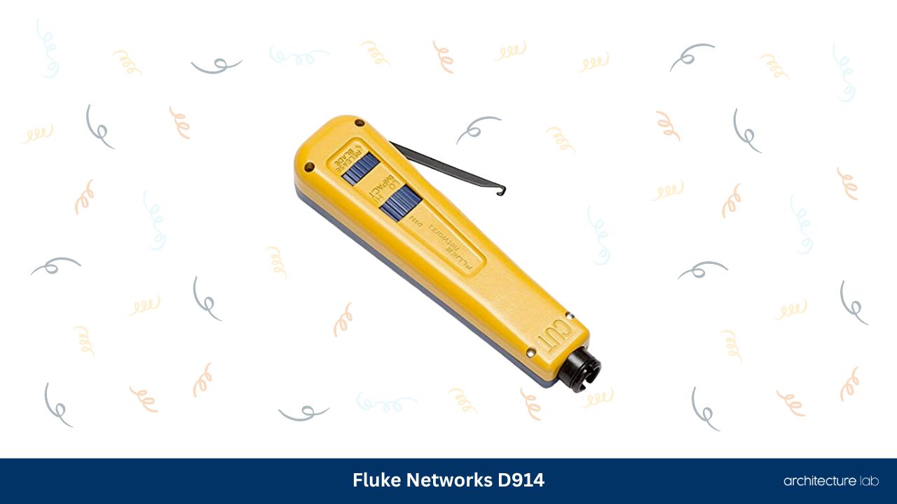Fluke networks 10051110 d914 series impact punch down tool