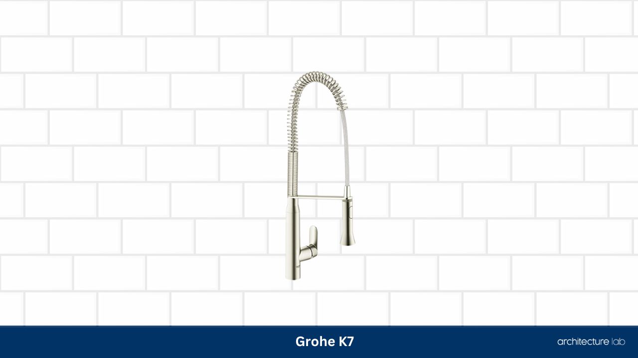 Grohe 32951dc0 k7 semi pro kitchen faucet