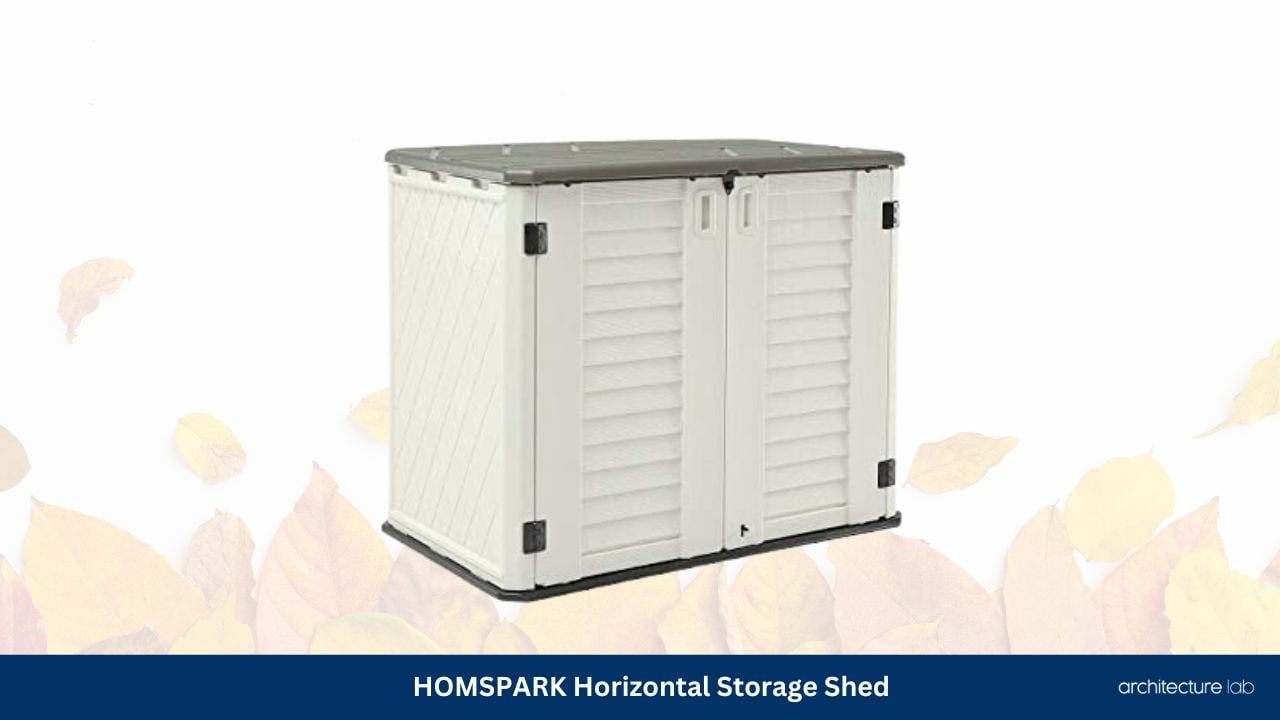 Homspark horizontal storage shed