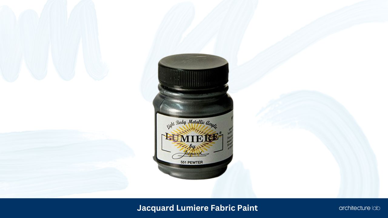 Jacquard lumiere fabric paint