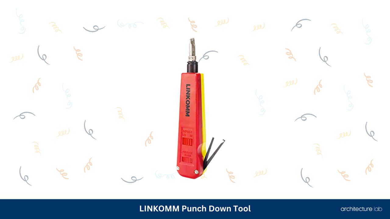 Linkomm network wire impact punch down tool