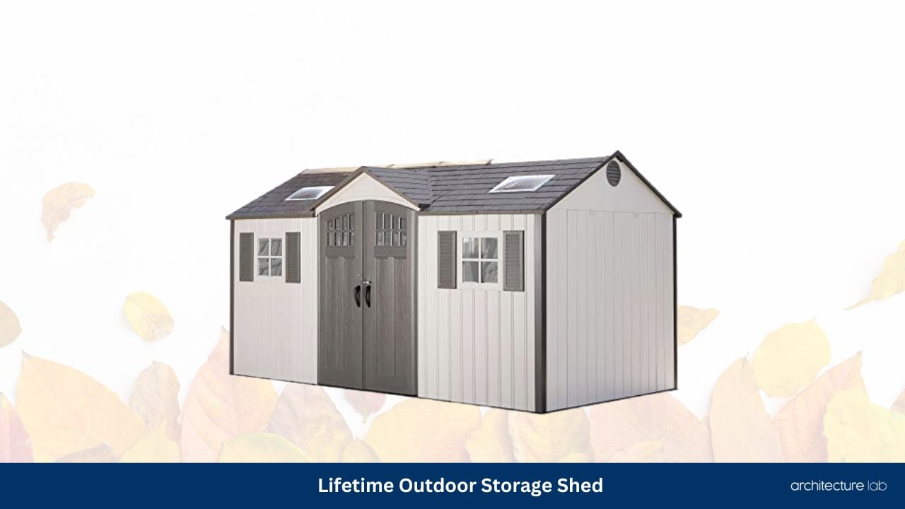 Lifetime outdoor storage shed