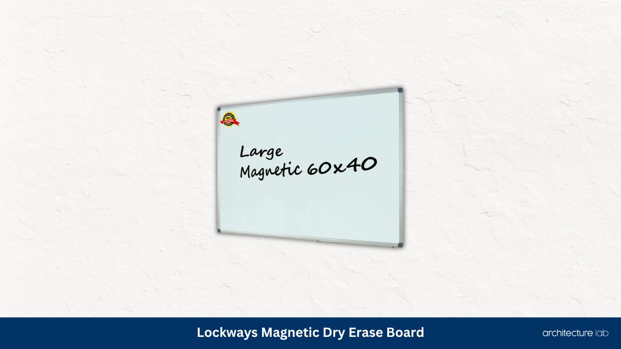 Lockways magnetic dry erase board