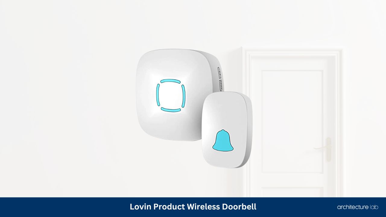 Lovin product waterproof wireless doorbell