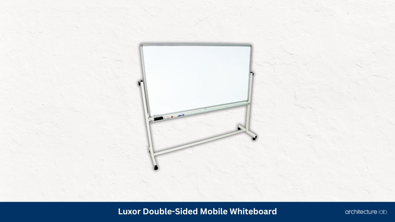 Luxor double sided mobile whiteboard