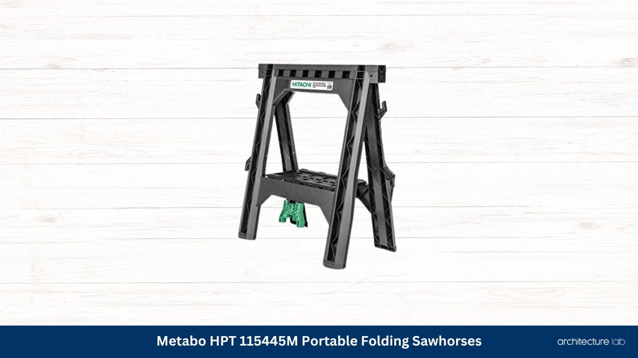 Metabo hpt 115445m portable folding sawhorses