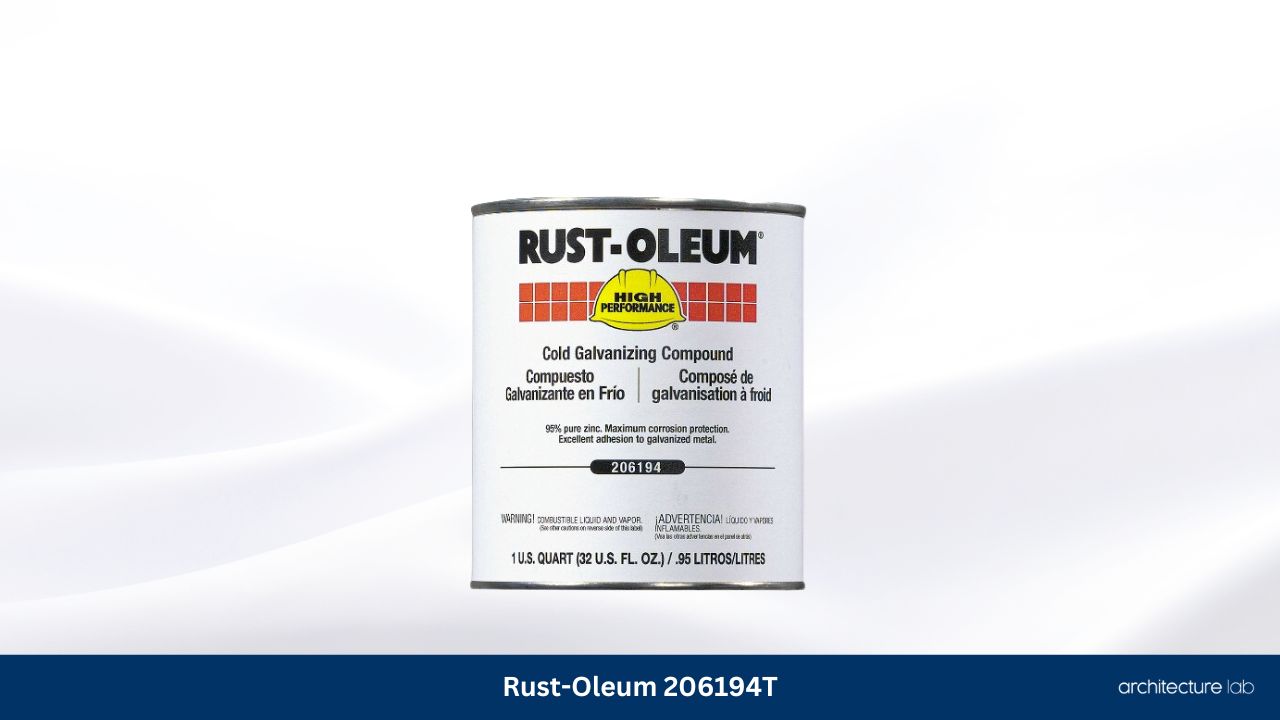 Rust oleum 206194t cold galvanizing compound