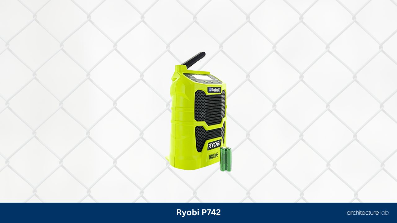 Ryobi p742 one compact cordless radio